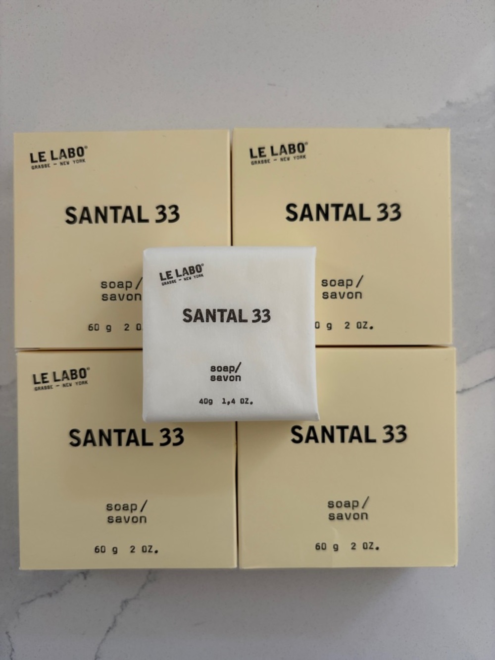 Le Labo Santal 33 Soap - Cream & White